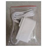 Samyo 24V 0.65A AC to DC Adaptor Switching Power Supply Replacement Cord Cable for 100ml / 120ml / 300ml / 500ml Essential Oil Diffuser UL Listed 5.7Ft - White - Retail: $10