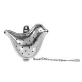 Fdit Stainless Steel Bird Chain Loose Tea Leaf Infuser Strainer Spice Herbal Tea Diffuser - Retail: $9