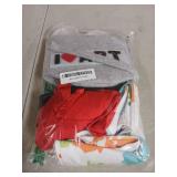 Tacobear Kids Artist Costume with Overalls Berets Beard Bow Tie Paint Bucket Brush, Halloween Career Day Dress Up for Boys Girls - Retail: $23