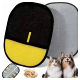 2025 Newly Cats & Dogs Electrostatic Pet Hair Remover Glove for Clothing, Couch, Carpet, Furniture,Car Seat Great Alternative to Pet Lint Roller 1pack - Retail: $9