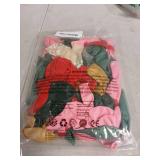 Christmas Balloon Garland Arch kit for Girls, Dark Sage Green Pink Red Gold Snowflake Xmas Balloon Arch with Red Pink Candy Cane Foil Balloons Set for Women New Year Holiday Birthday Party Decorations