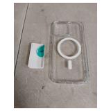 ESR for iPhone 14 Pro Max Case, Compatible with MagSafe, Shockproof Military-Grade Protection, Yellowing Resistant, Magnetic Classic Hybrid Case (HaloLock), Clear - Retail: $13