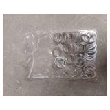 uxcell 50 Pcs Aluminum Flat Washer, 12 x 16 x 1.5mm Round Seal Gaskets Flat Spacers for Screws Bolts Machinery Repair Accessories, Outdoor Construction, Silver Tone - Retail: $6
