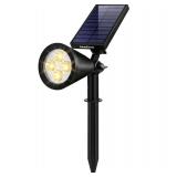 InnoGear Solar Spot Lights, Outdoor Solar Lights Solar Spotlights Flag Pole Light Waterproof Landscape Lighting Outside for Flag Uplighting Backyard Patio Pathway Statue Palm Tree Sign, Warm White - R