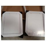 [2-Pack] Kids Art Frames, 8.5x11 Front Opening Kids Artwork Frames Changeable, White Artwork Display Storage Frame for Wall, Holds 50 Pcs, for 3D Picture, Crafts, Hanging Art, Portfolio - Retail: $25