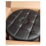 LWADALN Low Height Rolling Stool Modern Roller Seat Short Stool with Universal Caster, Round Roller Chair,Low Chair for Home Office Garage Shop (Model 1) - Retail: $38