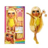 Rainbow High Swim & Style Sunny - Yellow 11" Blonde Fashion Doll with Shimmery Wrap to Style 10+ Ways, Swimsuit, Sandals, Fun Play Accessories, Great Toy Gift for Girls Ages 4-12 Years - Retail: $15