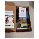 ACRSIKR Wood Burning Kit, Wood Burning Tool Adjustable Temperature Woodburning Pyrography Pen Kit for Adults 46 Pcs (Blue) - Retail: $20