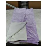 JOLLYVOGUE USB Heated Blanket Throw, Wearable & Portable Heating Electric Blanket for Adults, 3 Levels & 8 Heating Zone Shawl for Indoor & Outdoor, Purple (Battery Not Included)