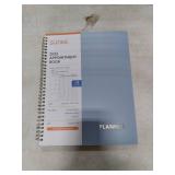 SUNEE 2026 Appointment Book 15-Minute Time Block - Daily, Weekly & Monthly Spiral Planner with Note Section - Thick Paper, Lay-Flat Bound - 8.5 x 11 for Office, School, Men & Women, Gray Blue