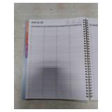 SUNEE 2026 Appointment Book 15-Minute Time Block - Daily, Weekly & Monthly Spiral Planner with Note Section - Thick Paper, Lay-Flat Bound - 8.5 x 11 for Office, School, Men & Women, Gray Blue