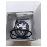 Wiwreenm Mini Disco Ball Light,Rechargeable Party Lights,Sound Activated Strobe DJ Light,Portable Battery Operated,Night Lights Projector for Kids,Halloween,Disco Decoration for Car/Parties