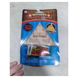 Rhode Island Novelty 4.5 Wooden Triangle Game