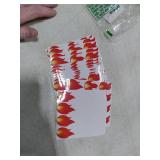 Fire Vinyl Stickers 1 inch Red Flame Stickers HOT Imprint Flame Labels or Teenager Adult Scrapbooking Art Craft Supplies 240pcs AT LEAST 8 MISSING STICKERS