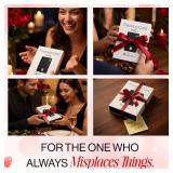 SPOTMINDERS Mens Valentines Day Gifts for Him Apple MFi Certified Credit Card Wallet Tracker PRO (iOS Only) 0.07in Works with Apple Find My Rechargeable Tracking Card IP68 Slim Passport Item Finder