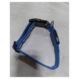 Vizpet LED Dog Collar, Light Up Dog Collar Adjustable USB Rechargeable Super Bright Safety Light Glowing Collars for Dogs(Medium,Blue)