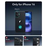 ESR for iPhone 16 Case, Camera Control, Compatible with MagSafe, Shockproof Military-Grade Protection, Magnetic Phone Case for iPhone 16, Classic Hybrid Case (HaloLock), Clear