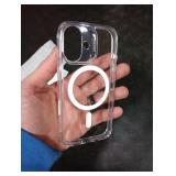 ESR for iPhone 16 Case, Camera Control, Compatible with MagSafe, Shockproof Military-Grade Protection, Magnetic Phone Case for iPhone 16, Classic Hybrid Case (HaloLock), Clear