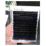 Lash Clusters 300D Thick Long 12-25mm Volume Cluster Eyelash Extensions 224Pcs Wispy Individual Lashes D Curl Waterproof Eyelash Clusters Soft False Eyelashes DIY at Home, by Yaiseiko