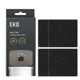 EKO Trash Can Odor Filter Refills for Trash Can and Compost Bin, Activated Charcoal Deodorizer, Strong Charcoal Odor Absorber, Pack of 4 Replacements