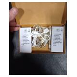 Mlambert 2 Pack 16.4FT LED Fairy Lights Battery Operated, Rechargeable Twinkle Lights for Bedroom, Christmas Decor, Holiday Party, Warm White