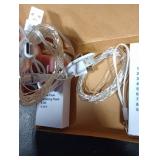 Mlambert 2 Pack 16.4FT LED Fairy Lights Battery Operated, Rechargeable Twinkle Lights for Bedroom, Christmas Decor, Holiday Party, Warm White