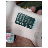 Machenike G3V2 Bluetooth Controller for Pc/Switch/Ios/Android, Hall Effect Joysticks, RGB Lighting Gaming Controller,2 Programmable Buttons,1000mah Battery With Charging Station, Pink