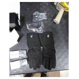 SAVIOR HEAT Heated Glove Liners for Men Women, Rechargeable Battery Electric Heated Gloves, Winter Warm Glove Liners, Thin Gloves Riding Ski Snowboarding Hiking Cycling Hand Warmers