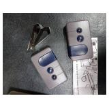 2 for Sears Craftsman Garage Door Remote 139.53680/HBW1255/139.53879/139.53859, for RED/Orange Learn Button (1997-2005) Green Learn Button(1993-1995/1997)1 for Universal Garage Door Opener Keypad