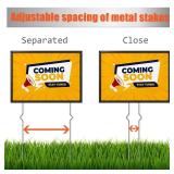 Yard Sign Stakes -  Heavy Duty Metal Wire Stakes for Easter Garden Lawn Signs 13