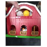 SpringFlower Toddler Toys for 1 2 3 Years Old Boys and Girls, Big Barn Toy with Farm Animal,Educational Montessori Toys, Farm Pretend Playset Toy, Christmas Birthday Gift for Toddler Baby Boys Girls