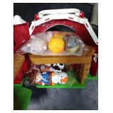 SpringFlower Toddler Toys for 1 2 3 Years Old Boys and Girls, Big Barn Toy with Farm Animal,Educational Montessori Toys, Farm Pretend Playset Toy, Christmas Birthday Gift for Toddler Baby Boys Girls