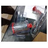 Cheese Grater Rotary, Rotary Grater for Kitchen, Kitchen Grater Vegetable Slicer with 3 Drum Blades, Fast Cutting Cheese Shredder for Vegetables and Nuts