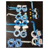 Harrycle 36 Pcs Winter Party Favors Snowflake Paper Eyeglasses Winter Wonderland Party Decorations Photo Booth Props for Christmas Holiday Baby Shower Birthday Supplies