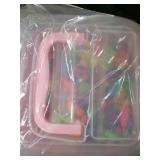 Orian Pop Beads Jewelry Kit for Girls 550+ Colorful Snap Beads to Create Bracelets, Necklaces & Rings, Fun DIY Set with Unicorn Gift Bag, Ages 3+ LID DAMAGE