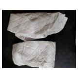 Yoofoss Waterproof Crib Mattress Protector 2 Pack, Quilted Crib Mattress Pad Cover Ultra Soft and Breathable, Machine Washable Toddler Mattress Protector for Standard Baby Crib Size 52