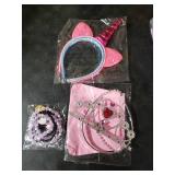 Meland Princess Dress Up for Girls - Dress Up Clothes for Little Girls with Cape, Princess Toys for Girls Age 3,4,5,6 Year Old, Christmas Birthday Gift for Toddler Girls Halloween Role Play