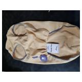 cyeollo 2XL Dog Sweater for Large Dogs Male Female, Reflective Dog Sweatshirt Pullover Jacket Fall Winter Pet Sweaters Warm Pet Clothes, Brown & Khaki XXL