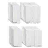 Gisde Medium Picture Hanging Strips Heavy Duty, 20-Pairs(40 Strips) Sticky Picture Hangers for Walls No Damage Wall Picture Hangers Without Nails Refill Adhesive Poster Strips