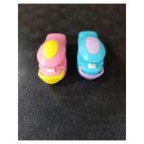 2 Pack Mini Portable Handheld Heat Vacuum Sealer Bag Sealer Mini Sealing Machine Hand Pressure Heat Sealing Machine Handheld Plastic Bag Sealer for Plastic Bags Storage (Random Color)