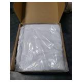 Putros Wedding Arch Cover 7.2FT, 6FT White Spandex Fitted Round Top Chiara Backdrop Stand Covers 2 Set for Wedding Birthday Party Decoration