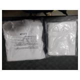 Putros Wedding Arch Cover 7.2FT, 6FT White Spandex Fitted Round Top Chiara Backdrop Stand Covers 2 Set for Wedding Birthday Party Decoration