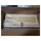 Boho Rattan Display Boxes with Rattan Lids, 3 Pcs Large Natural Handwoven Cane Basket, Home Decor Organizers Storage Bins, Natural Finish Display Boxes