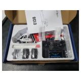 Hylukon C138 Remote Control Helicopter, 1:33 Scale Bell206 Helicopter 2.4G 4CH RTF Single Propeller Aileron Free, Six-axis Gyroscope, Modular Battery, One-Touch Function Gift for Adults 2 Batteries.