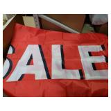 Extra Large HUGE HUGE HUGE SALE Banner, 96.5X37.4 Inch Red and White Now Hiring Banner Outdoor Indoor Signs with Rope | Polyester | Heavy-Duty Vinyl Single-Sided with Metal Grommets Reusable Hiring Si