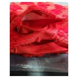 AVOIN colorlife Christmas Tree Red Throw Pillow Covers Set of 2, 18 x 18 Inch Soft Plush Faux Fur Jacquard Festivals Winter Cushion Case Decoration for Sofa Couch. ZIPPERS WORK.