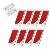 Quiet Magnetic Door Catch, Using Noise Free, Magnetic Cabinet Door Catch Quiet, Quiet Magnetic Catch for Sliding Door, Punch-Free, Invisible Anti-Collision Door (BULK Sets)
