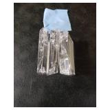 JUOIFIP 3 Pack Magnet Acrylic Polaroid Picture Frame, 10+10 mm Thick Block, 2.5x3.5 Inch Freestanding Clear Mini Frames for Instant Photos, Wallet Size Magnetic Instax Frame for Tabletop Display