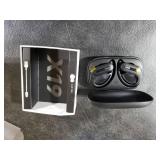 Wireless Earbuds Bluetooth 5.3 Headphones 90 Hrs Playtime Ear buds with Wireless Charging Case Power Display Over-ear Earphones with Earhooks Waterproof Stereo Headset for Android phone Workout Black