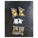 GXOACKJ Gold Curtain Rods for windows 48 to 84-93 inch, 5/8 inch Splicing Heavy Duty Metal Curtain Rod Set with Brackets